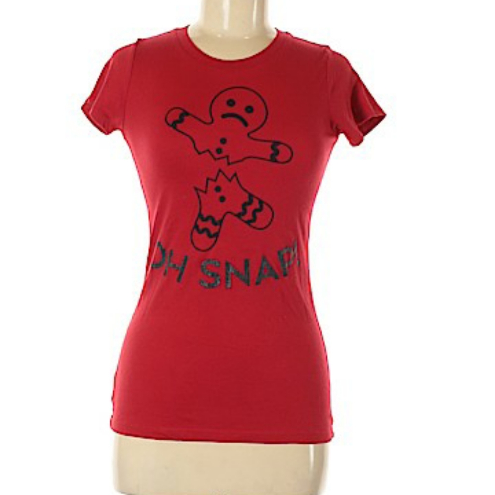 Crew Neck Graphic Short Sleeve Shirt